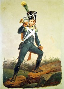Lette infanterifanrik, 1811 af English School